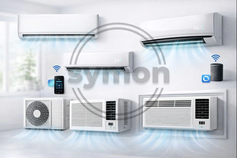 Smart Air Conditioner Wall Mounted Unit - Symon Electronics
